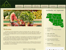Tablet Screenshot of apexsalesandmarketing.com